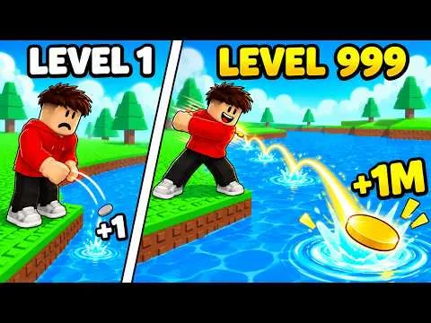 I Got +1 Stone Skip EVERY CLICK in Roblox!