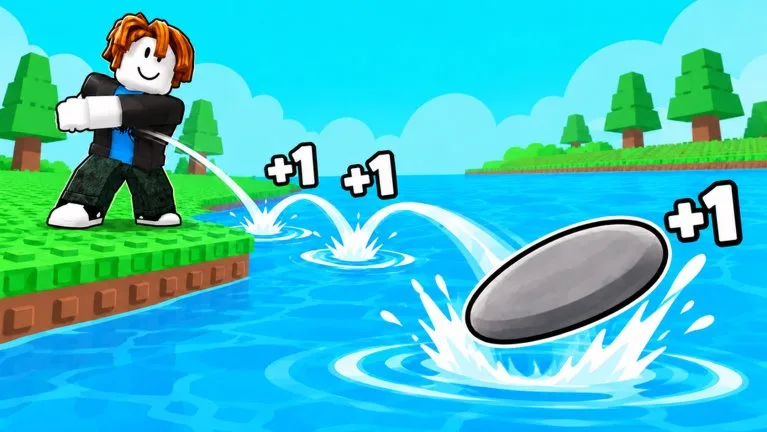 Official +1 Stone Skipping media from the Roblox experience gallery